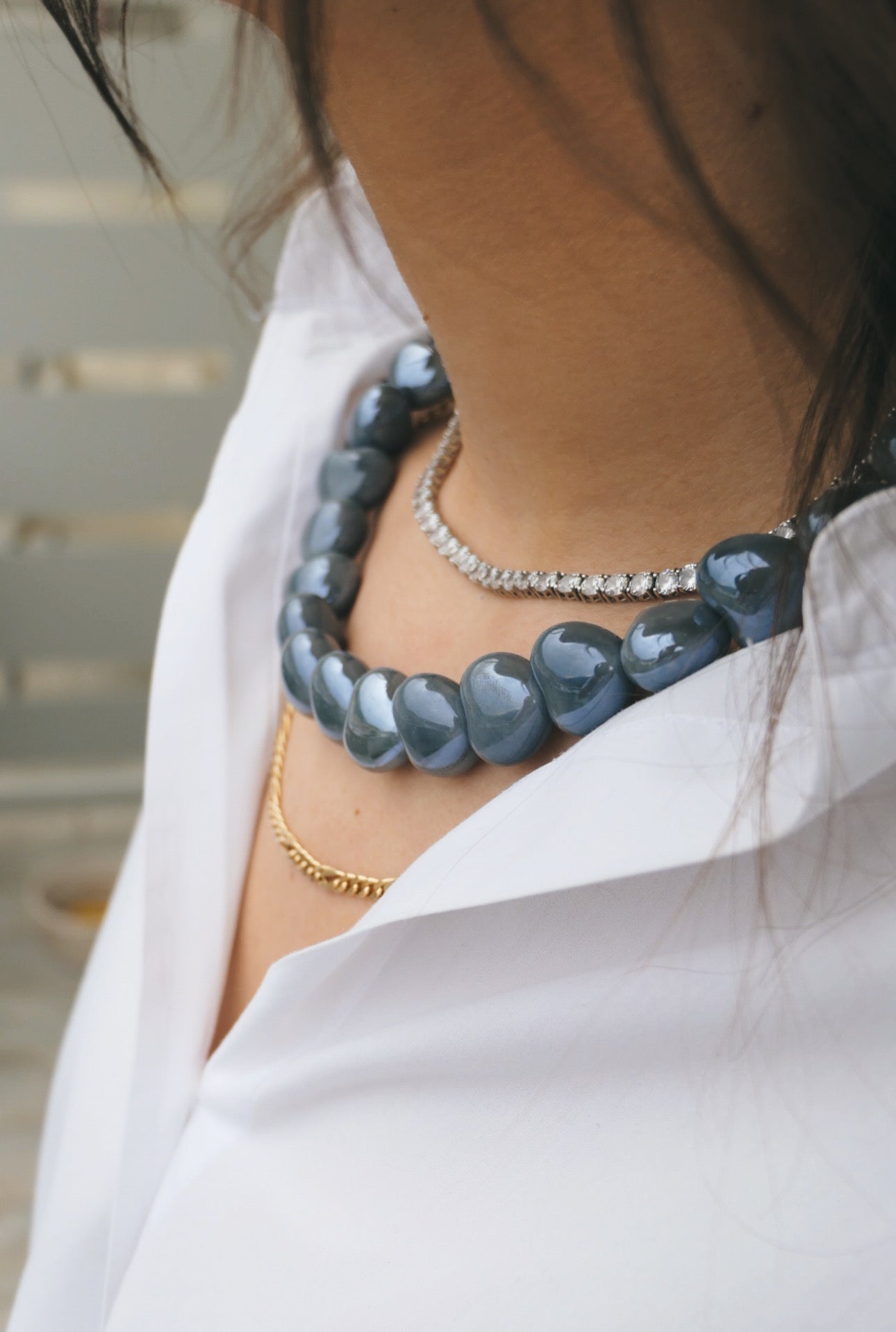 Collana Camilla - Fumo