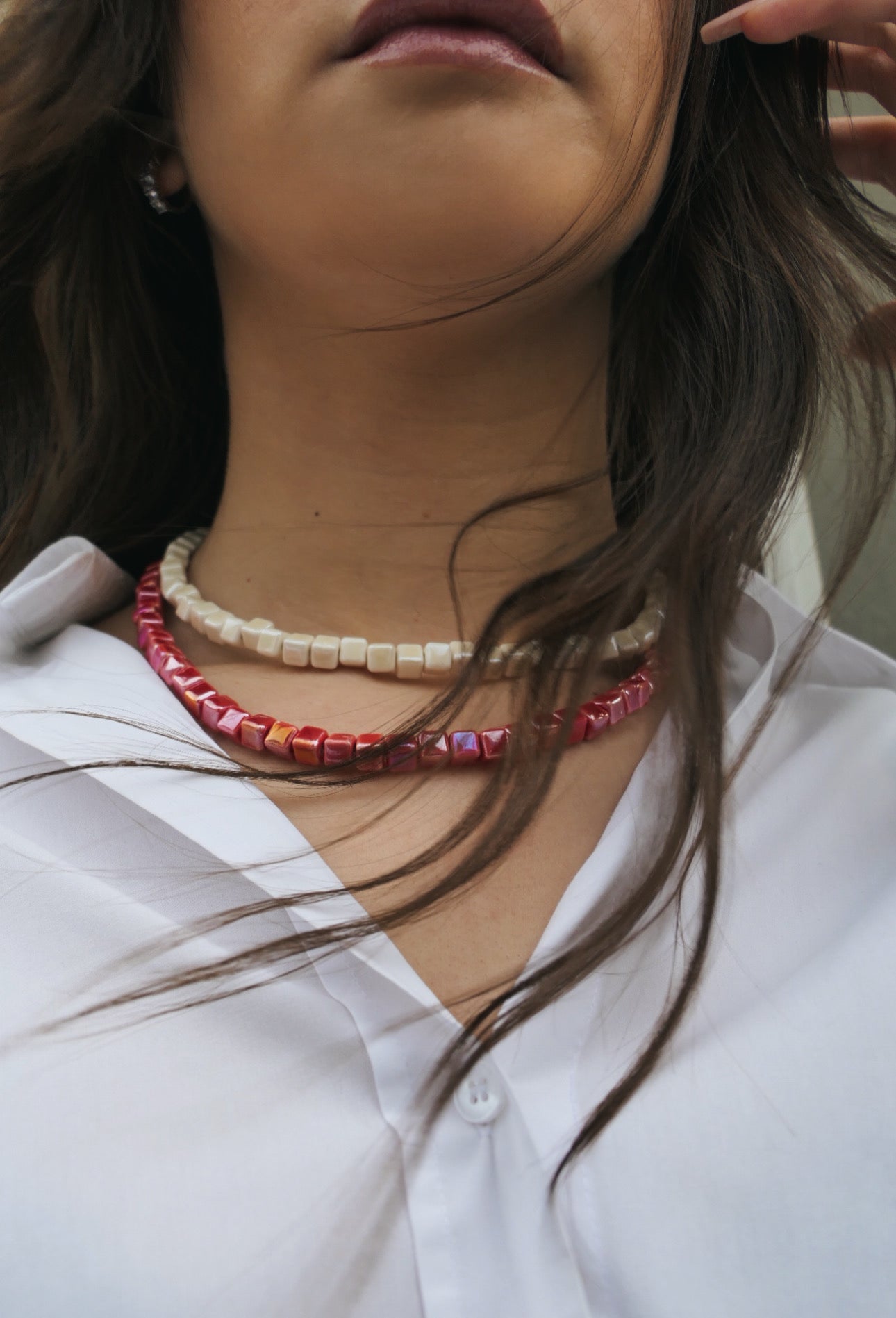 Collana Nadine - Crema