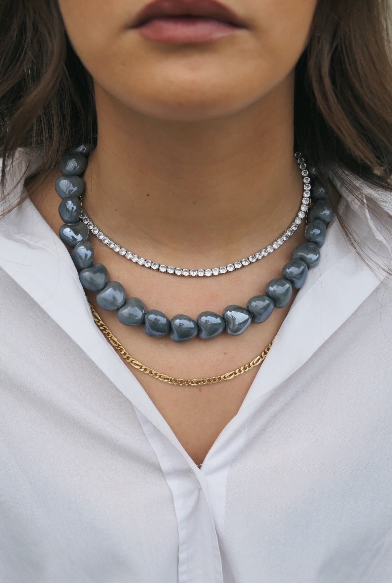 Collana Camilla - Fumo